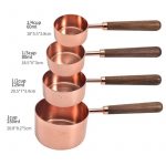 Rose Gold Stainless Steel Measuring Cups And Spoon Set 8pcs