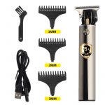 Stainless steel rechargeable hair trimmer