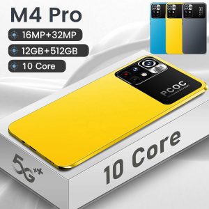 M4 Pro 6.7 inch 12GB+512GB Big HD Screen Dual SIM Card