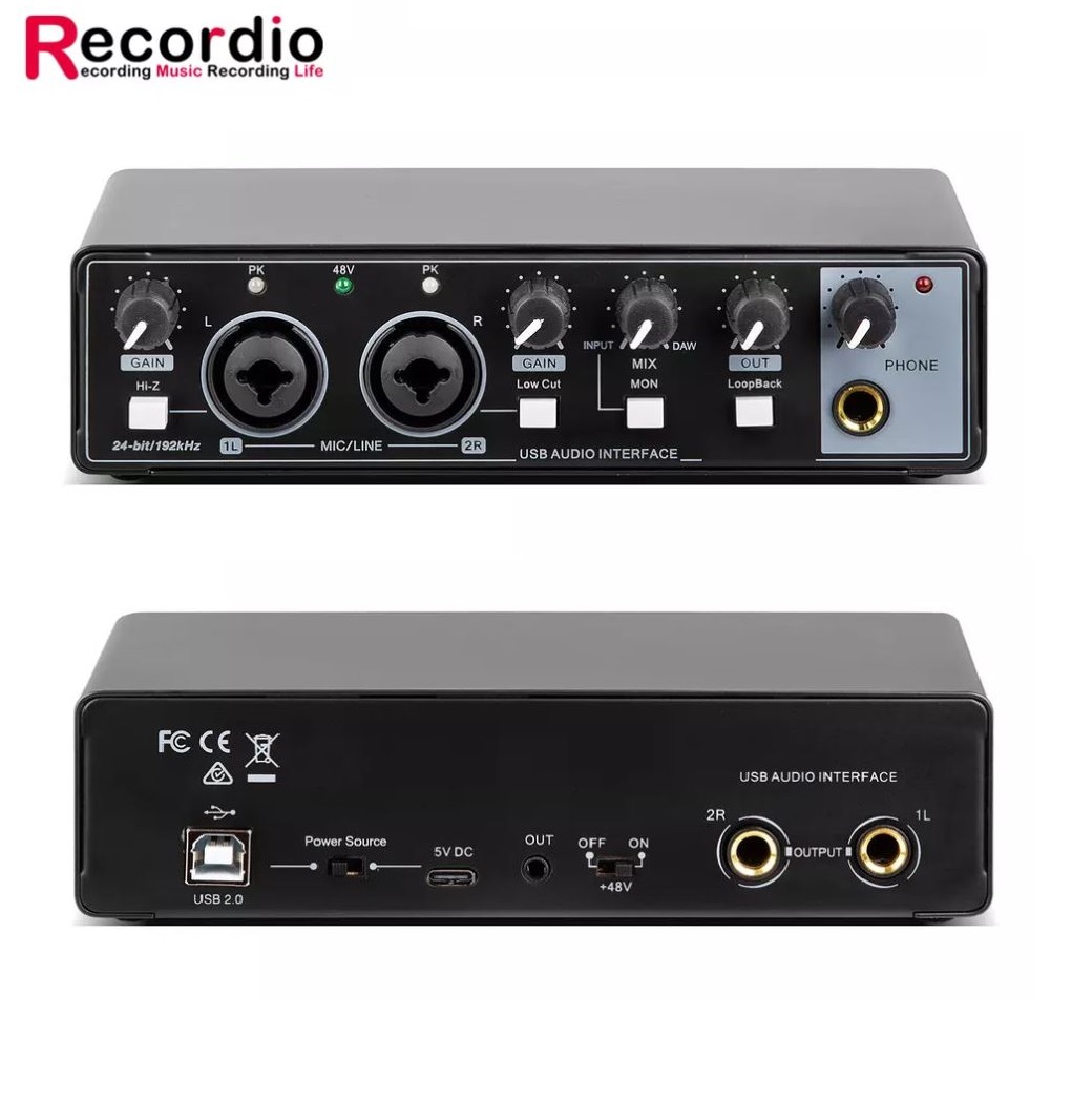 GAX-MD22 usb external professional sound card audiobook