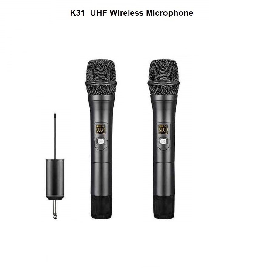 K31 UHF Wireless Microphone Rechargeable Vocal Wireless Microphone